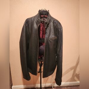 Levi's Men's Black Faux Leather Jacket
